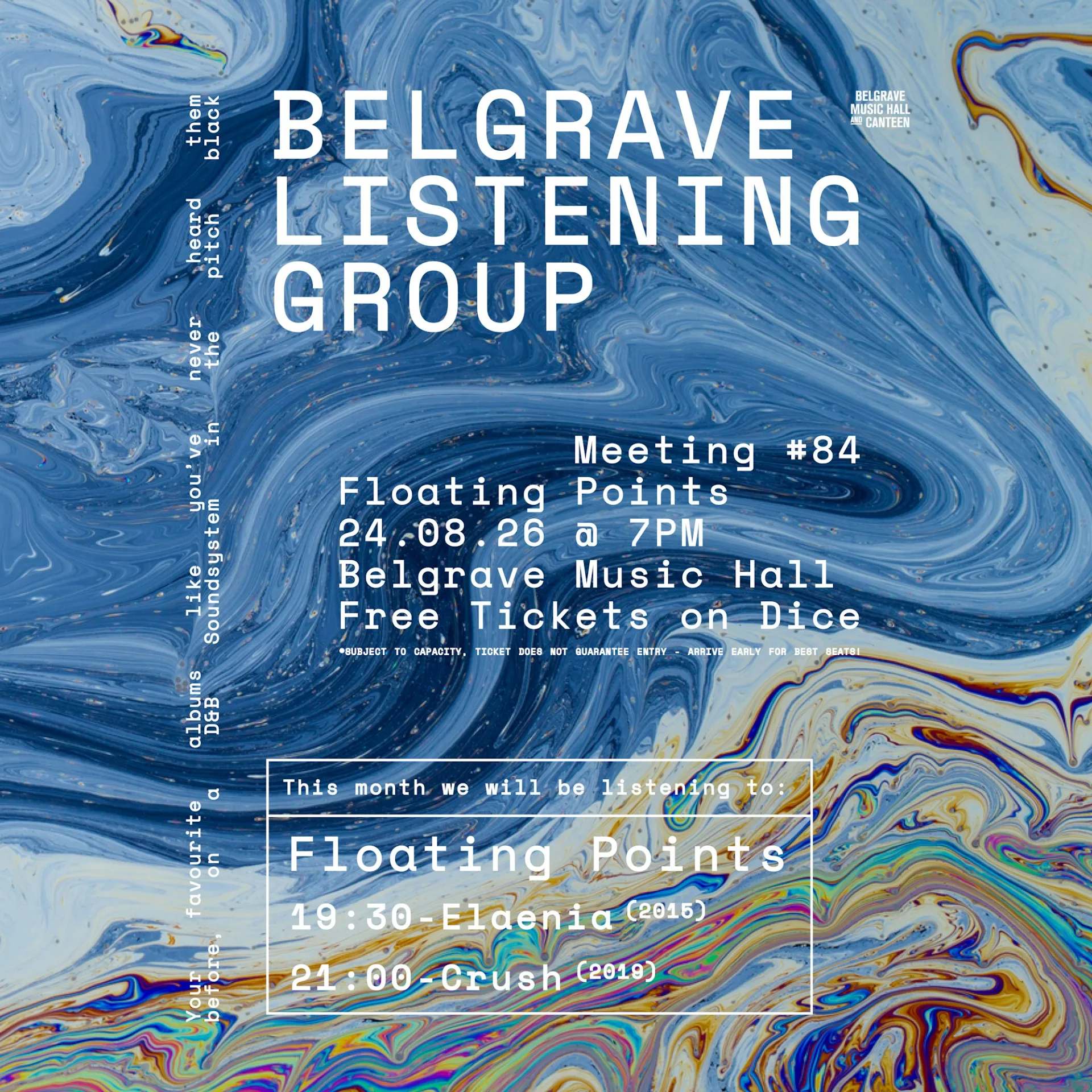 Belgrave Listening Group #84: Floating Points