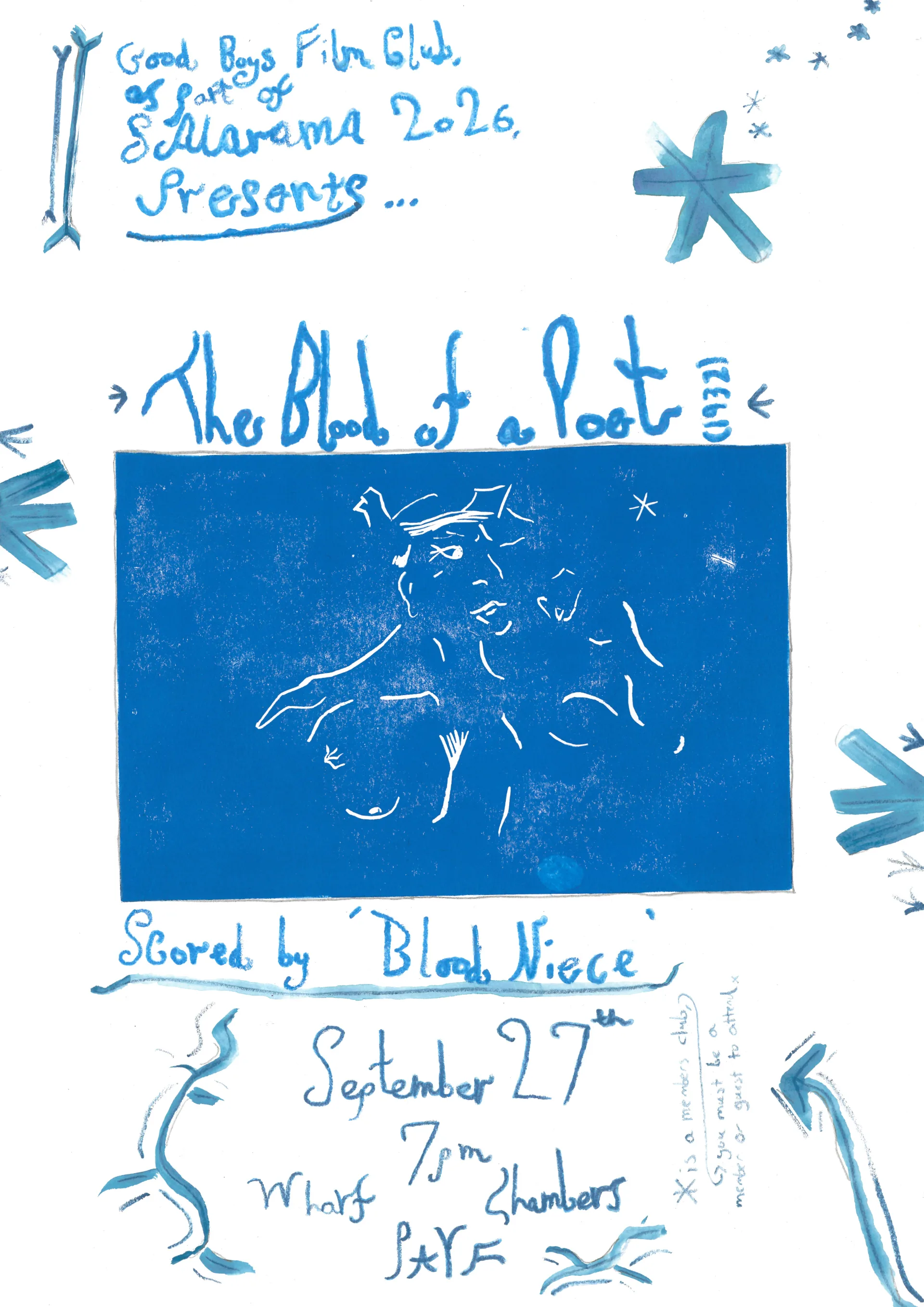 SCALARAMA 2026: Jean Cocteau’s ‘The Blood of a Poet’ with Score by 'Blood Niece'