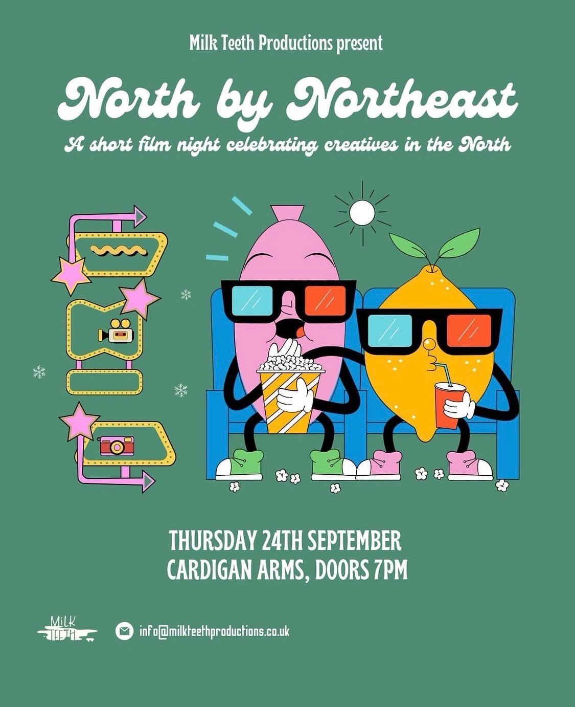 Poster for North by Northeast: Scalarama Special at The Cardigan Arms, Leeds
