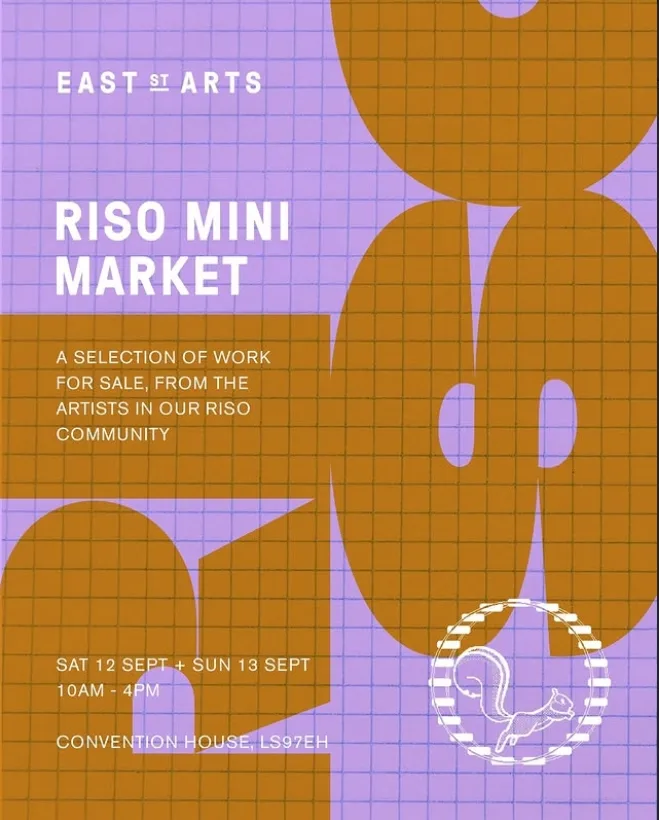 Poster for Riso Mini Market at Convention House, Leeds