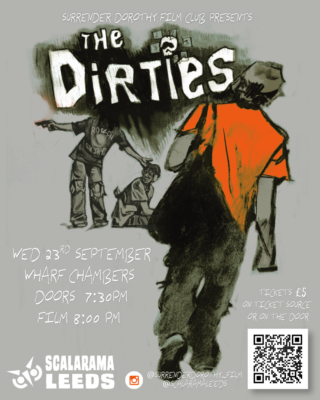 Poster for The Dirties (2013) Film Screening at Wharf Chambers, Leeds