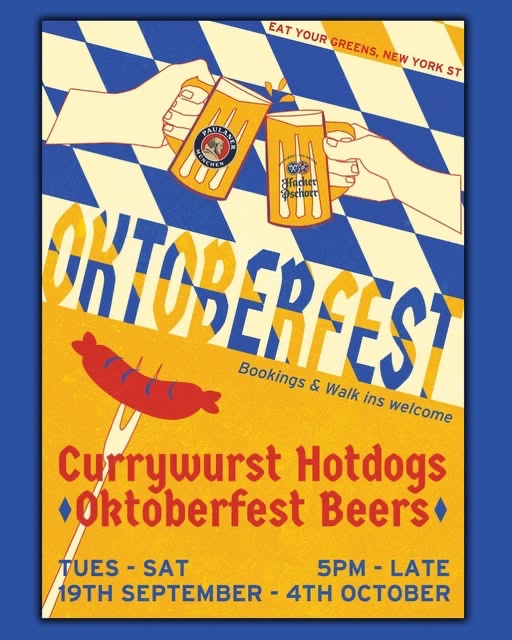 Poster for Oktoberfest: Eat Your Greens at Eat Your Greens, Leeds