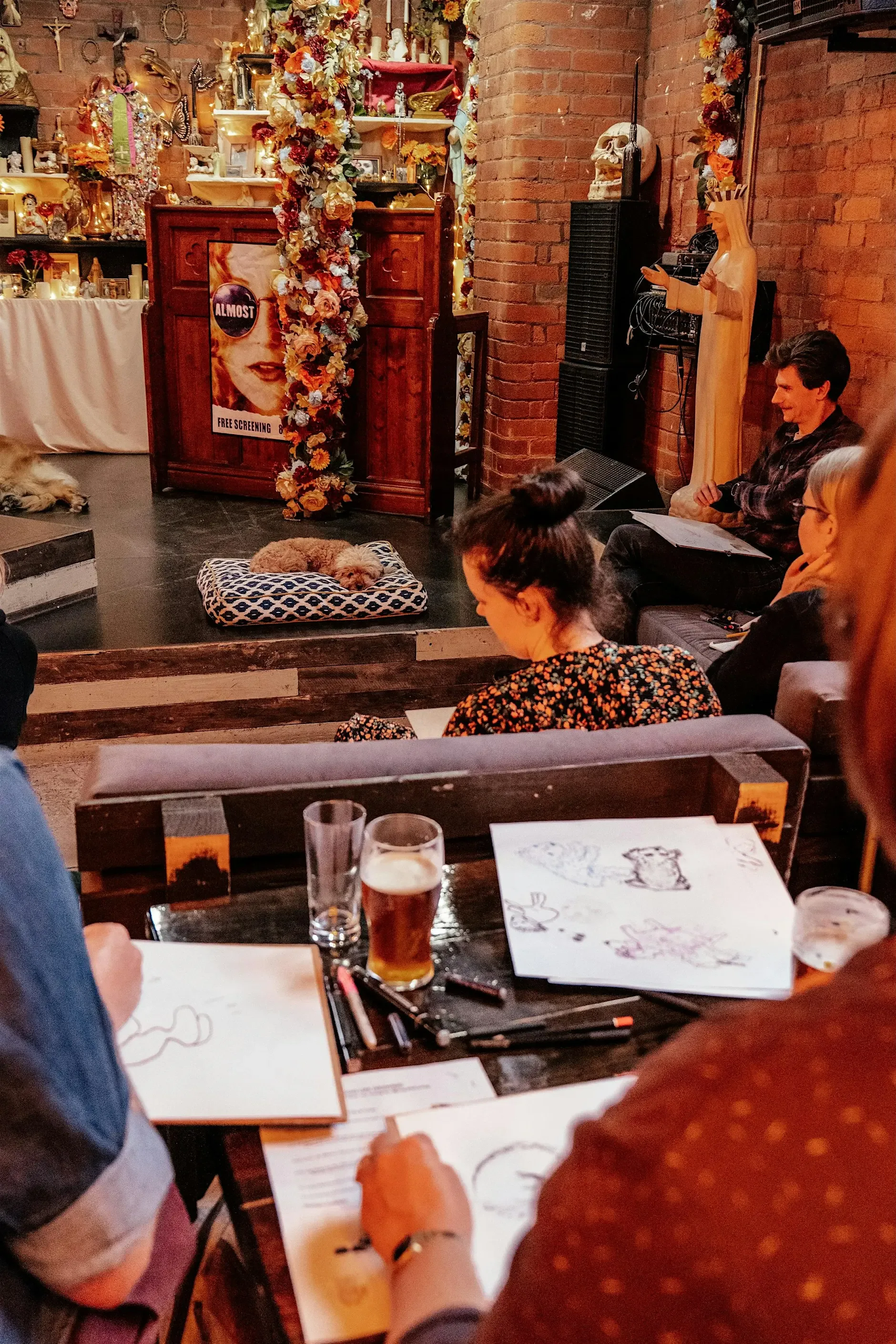 Poster for Dog Life Drawing at Left Bank Leeds, Leeds