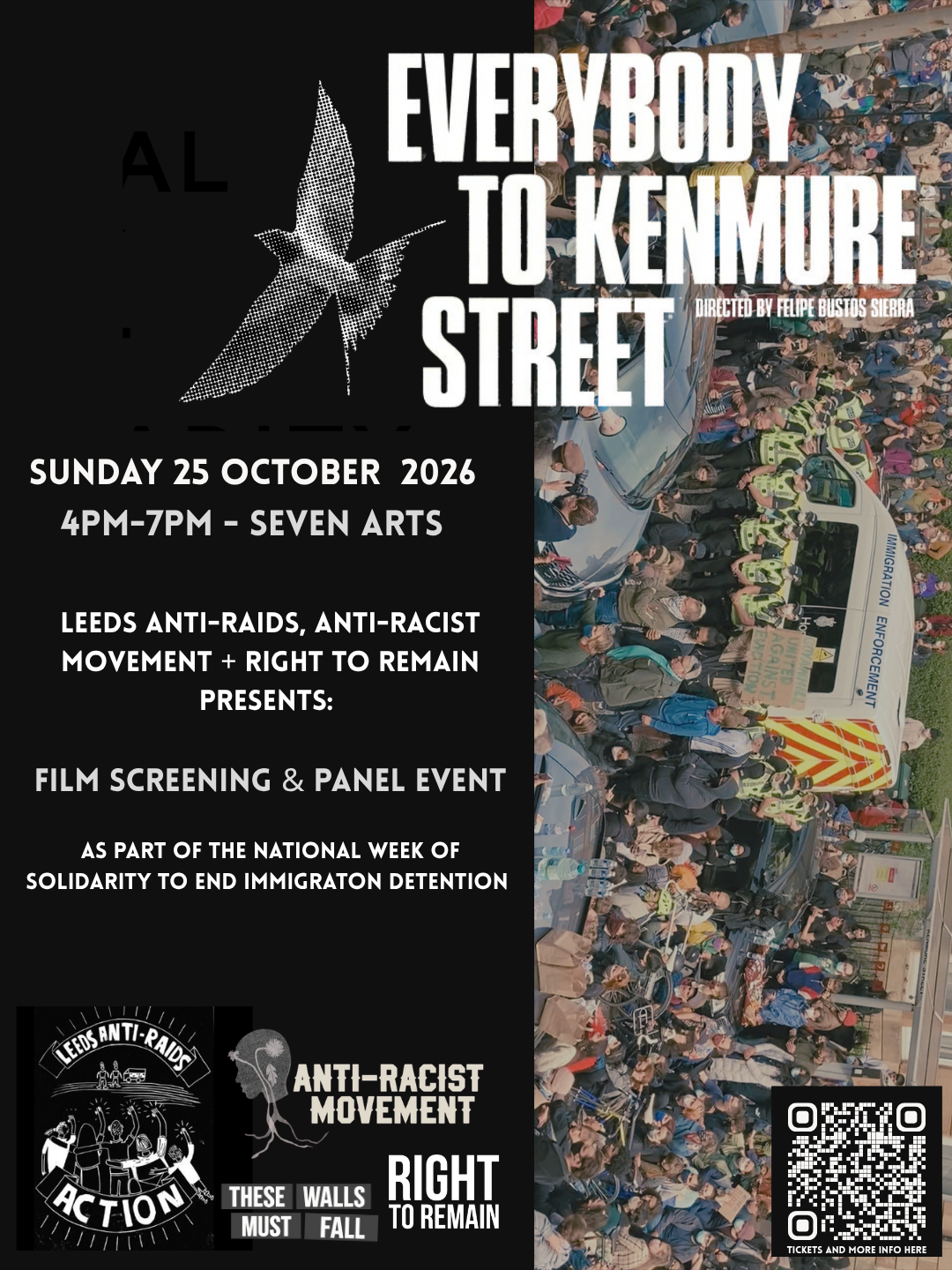 Poster for Everybody to Kenmure Street at Seven Arts, Leeds