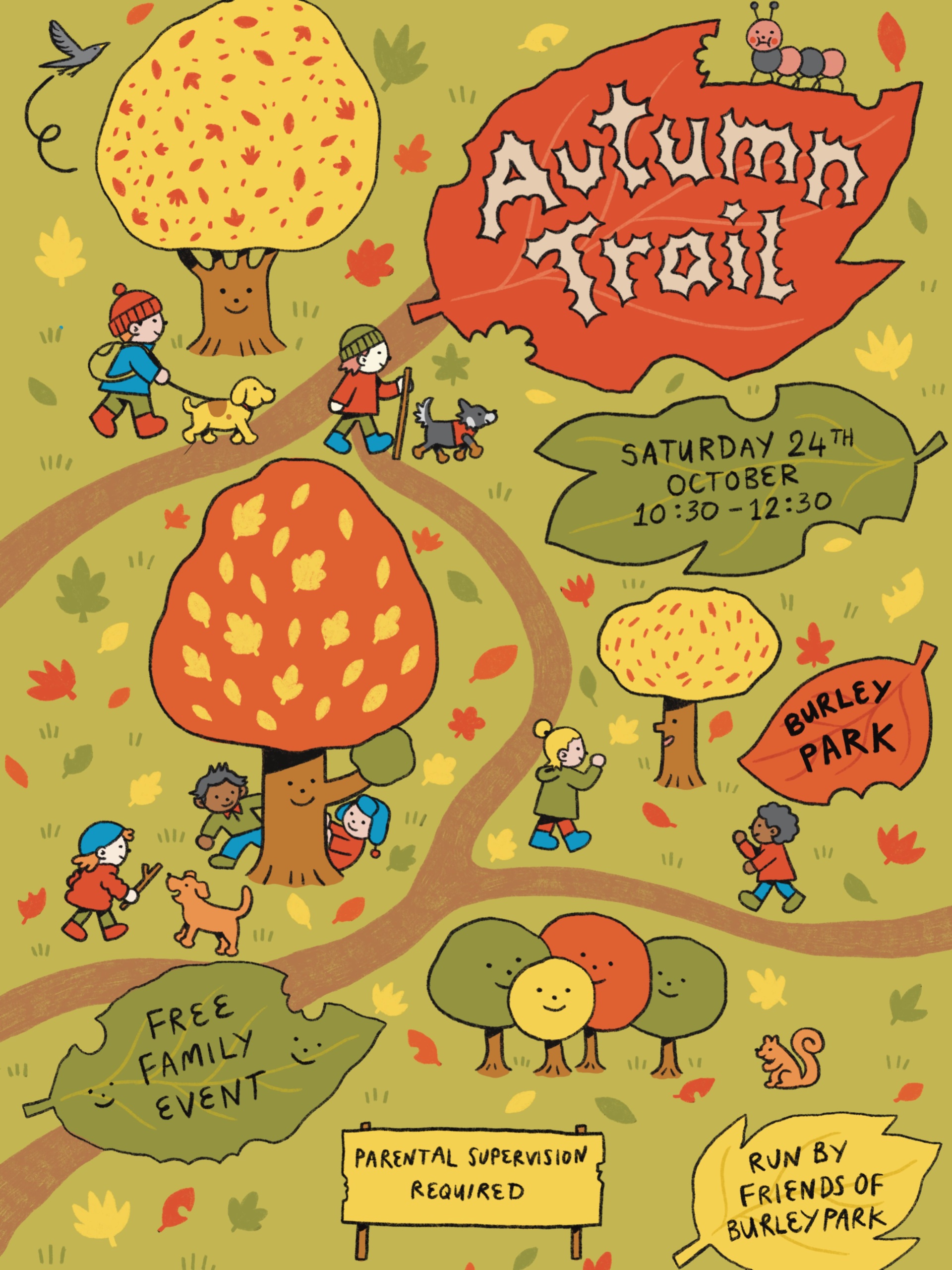 Poster for Autumn Trail: Burley Park at Burley Park, Leeds