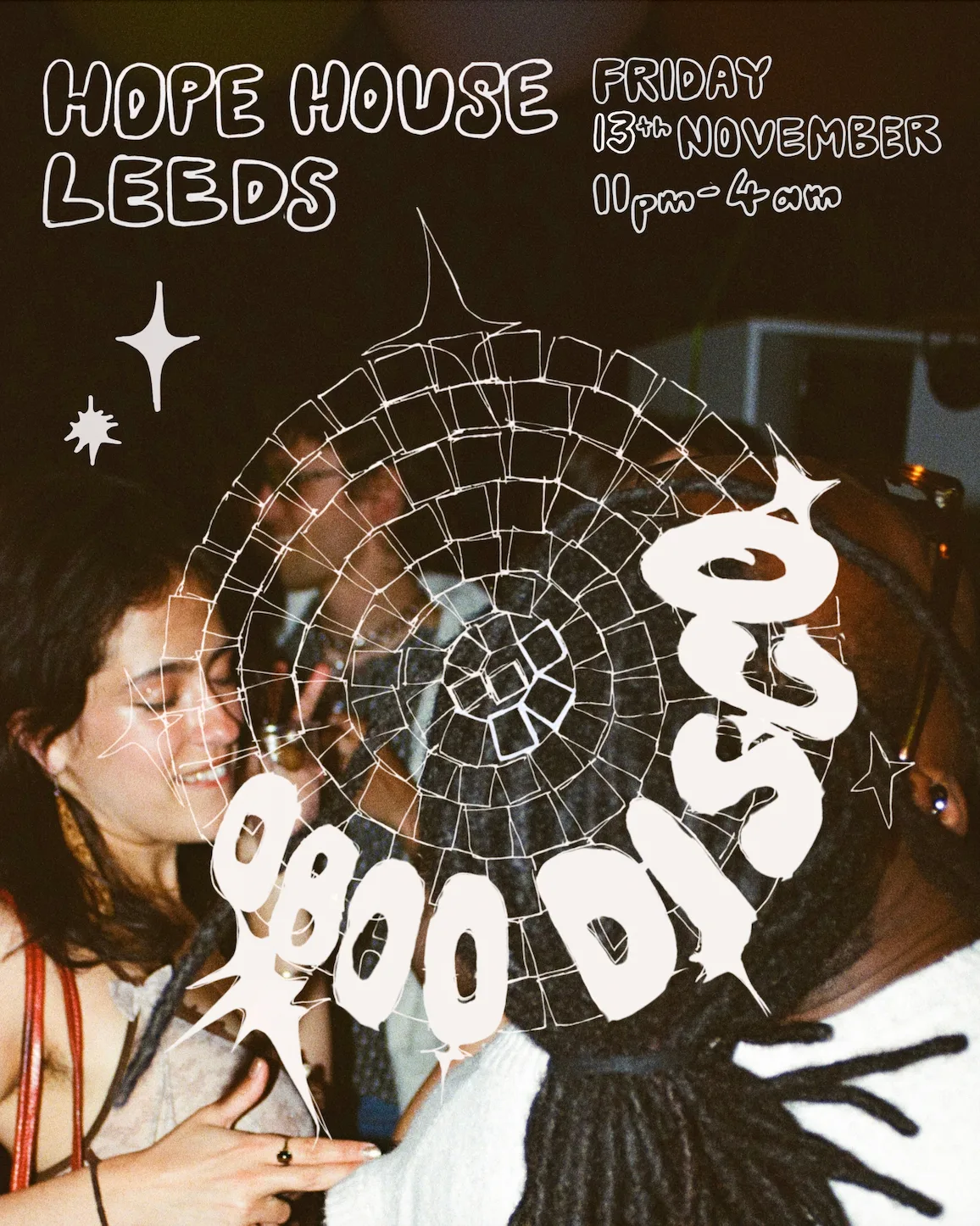 Poster for 0800 DISCO(OOO) at Hope House, Leeds