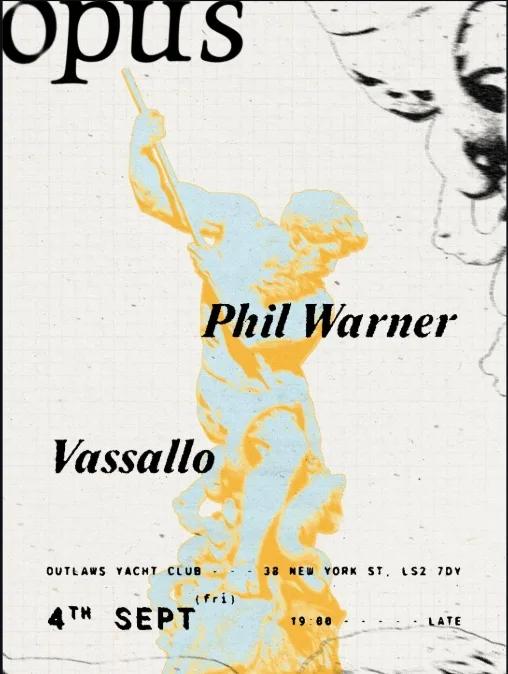 Poster for Opus with Vassallo and Phil Warner