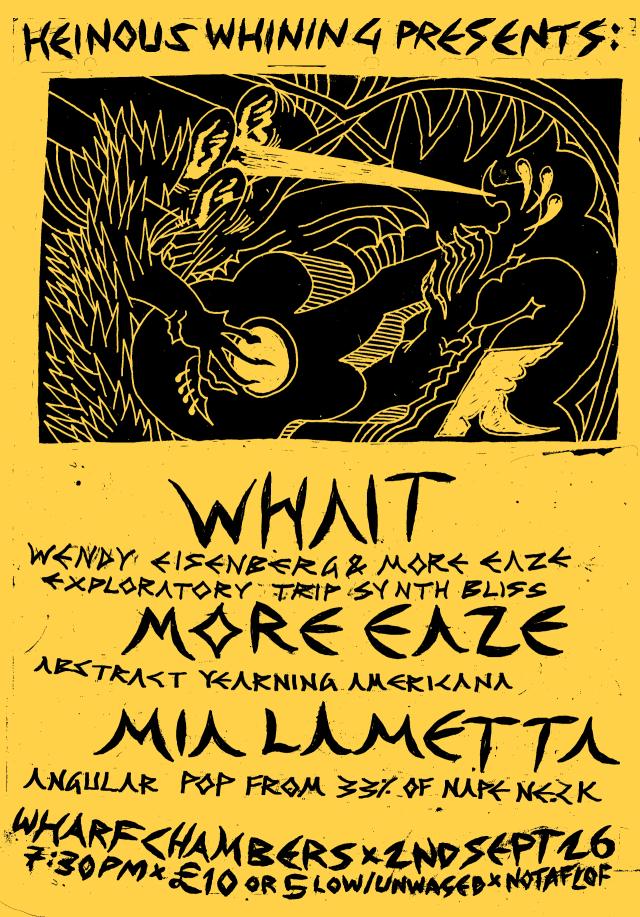 Poster for Whait // More Eaze // Mia La Metta