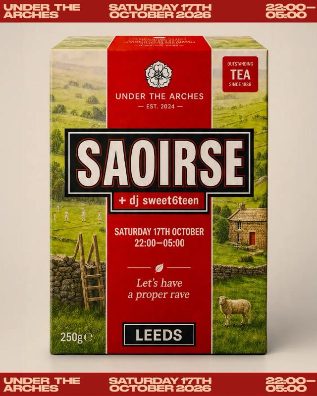 Poster for SAOIRSE - UNDER THE ARCHES