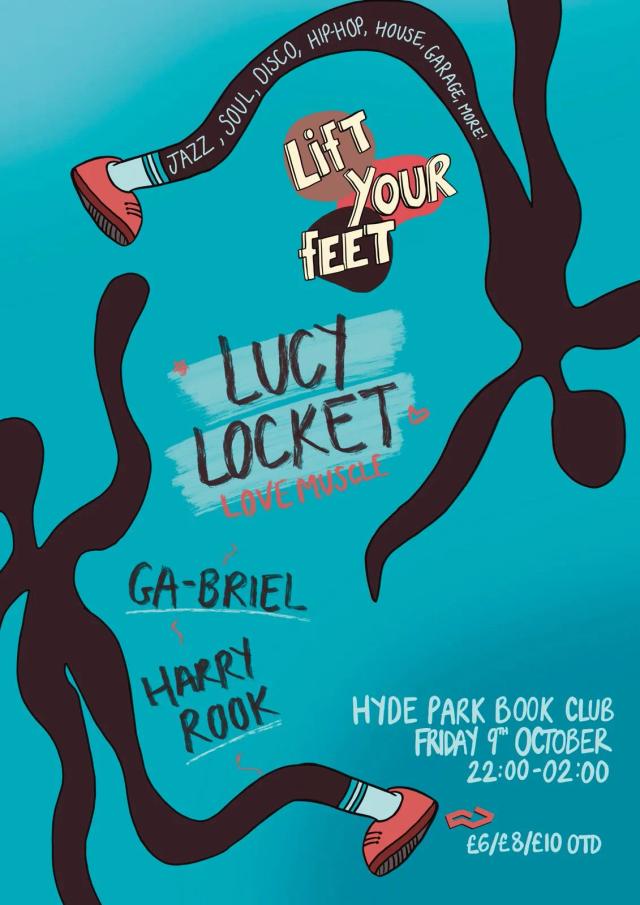 Poster for Lift Your Feet - Lucy Locket + Residents