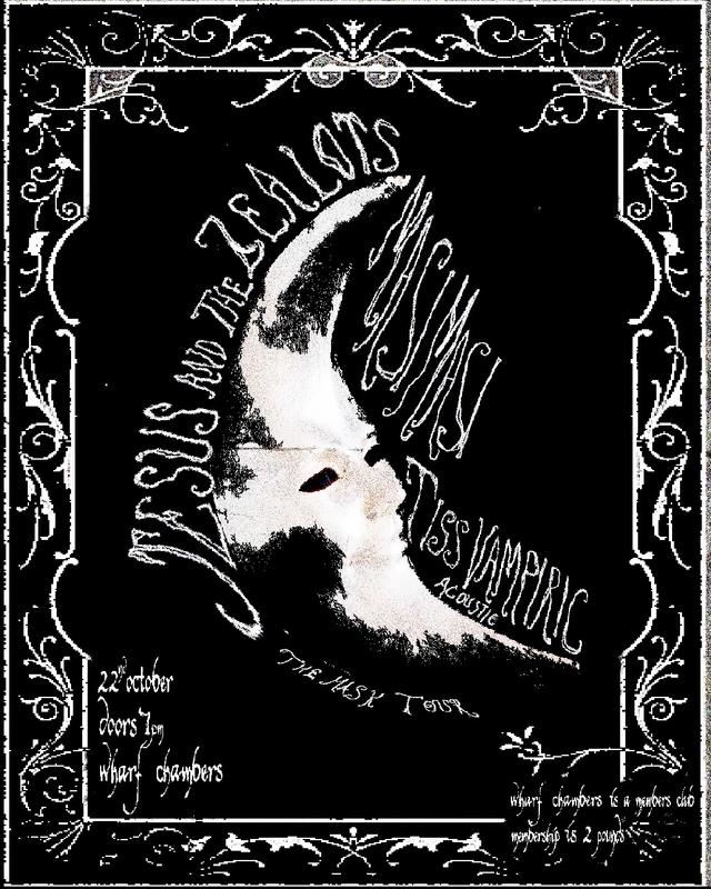 Poster for Jesus & The Zealots 'The Mask' Tour