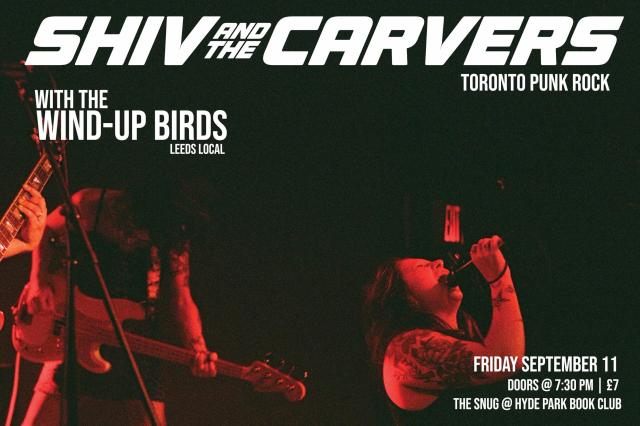 Poster for Shiv and the Carvers / The Wind Up Birds / Imaginary Husband