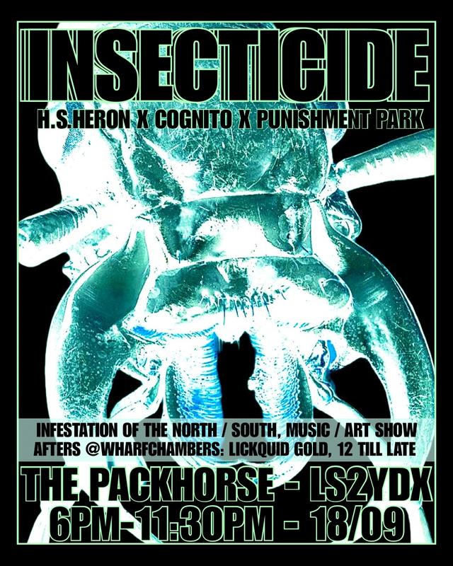 Poster for INSECTICIDE // H.S.HERON X COGNITO X PUNISHMENT PARK